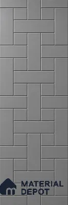 Grey Patterned look PN 02998 Polymer Coated HDHMR Decorative Wall Panel | 8 ft x 2 ft | 6 - mm | Width is Subjected to 5% Variation