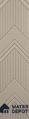 Grey Patterned Look HDHMR Decorative Wall Panel PN 03000 8 ft x 2 ft - 6 mm | Suitable for Feature Wall, TV Unit & Living Room | Width is Subjected to 5% Variation