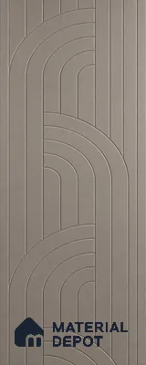 Beige Patterned look PN 03001 Polymer Coated HDHMR Decorative Wall Panel | 8 ft x 2 ft | 6 - mm | Width is Subjected to 5% Variation