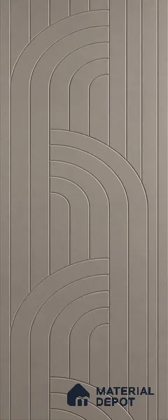 Beige Patterned look PN 03001 Polymer Coated HDHMR Decorative Wall Panel | 8 ft x 2 ft | 6 - mm | Width is Subjected to 5% Variation