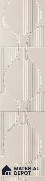 Grey Patterned Look HDHMR Decorative Wall Panel PN 03002 8 ft x 2 ft - 6 mm | Suitable for Feature Wall, TV Unit & Living Room | Width is Subjected to 5% Variation