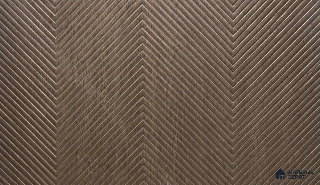 Brown Patterned Look Charcoal Decorative Wall Panel PN 03830 8 ft x 2 ft - 4 mm | Suitable for Feature Wall, TV Unit & Living Room | Width is Subjected to 5% Variation