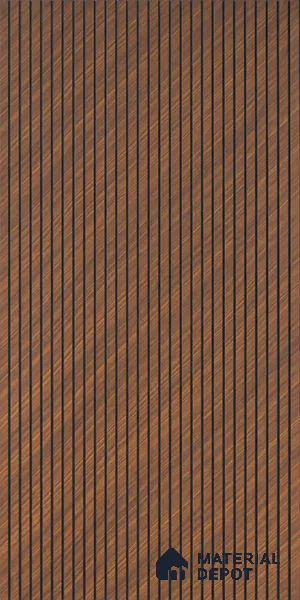 Brown Patterned Look Charcoal Decorative Wall Panel 8 ft x 2 ft 4 mm | Ideal For Feature Wall, Living Room, Bedroom, Home, Office | PN 03834 | Width is Subjected to 5% Variation