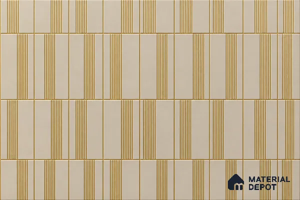 Gold Luxury Look Charcoal Decorative Wall Panel PN 05569 8 ft x 2 ft - 4 mm | Suitable for Feature Wall, TV Unit & Living Room | Width is Subjected to 5% Variation