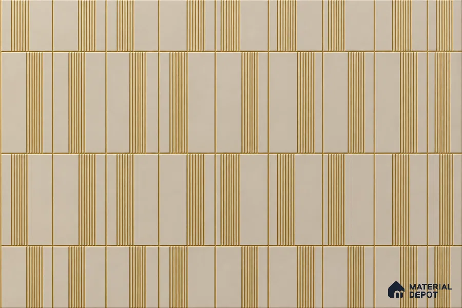 Gold Luxury Look Charcoal Decorative Wall Panel PN 05569 8 ft x 2 ft - 4 mm | Suitable for Feature Wall, TV Unit & Living Room | Width is Subjected to 5% Variation