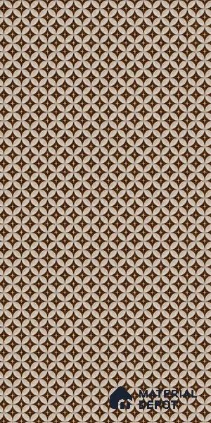 Brown Geometric Look Charcoal Decorative Wall Panel PN 05575 8 ft x 2 ft - 4 mm | Suitable for Feature Wall, TV Unit & Living Room | Width is Subjected to 5% Variation