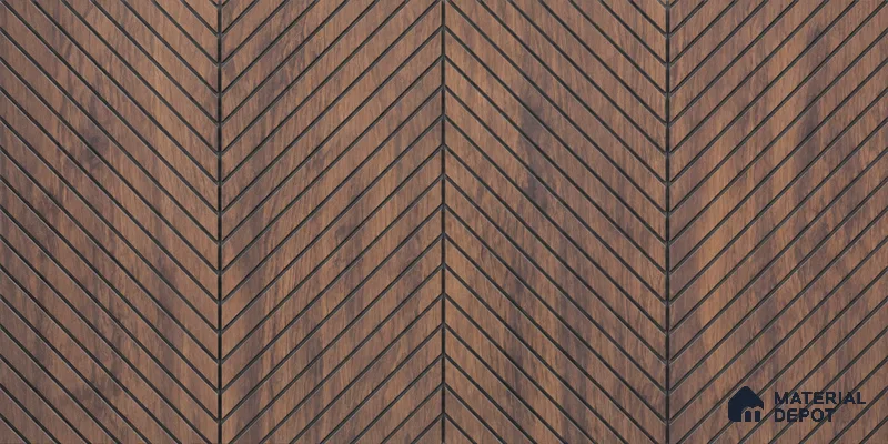 Brown Wood Look Charcoal Decorative Wall Panel PN 05578 8 ft x 2 ft - 4 mm | Suitable for Feature Wall, TV Unit & Living Room | Width is Subjected to 5% Variation