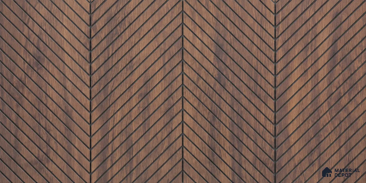 Brown Wood Look Charcoal Decorative Wall Panel PN 05578 8 ft x 2 ft - 4 mm | Suitable for Feature Wall, TV Unit & Living Room | Width is Subjected to 5% Variation