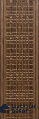 Brown Patterned Look Charcoal Decorative Wall Panel PN 05636 8 ft x 1 ft - 7 mm | Suitable for Feature Wall, TV Unit & Living Room | Width is Subjected to 5% Variation