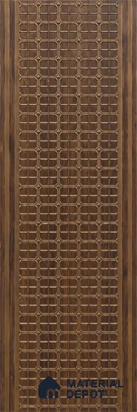 Brown Patterned Look Charcoal Decorative Wall Panel PN 05636 8 ft x 1 ft - 7 mm | Suitable for Feature Wall, TV Unit & Living Room | Width is Subjected to 5% Variation