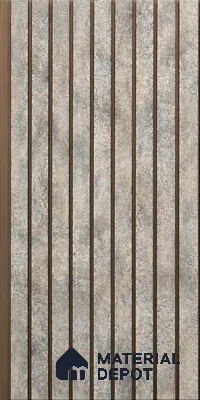 PN 05637 Charcoal Decorative Wall Panel - 8 ft x 1 ft - 7 mm | Width is Subjected to 5% Variation
