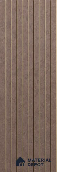 PN 05641 Charcoal Decorative Wall Panel - 8 ft x 1 ft - 7 mm | Width is Subjected to 5% Variation