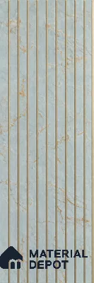 PN 05643 Charcoal Decorative Wall Panel - 8 ft x 1 ft - 7 mm | Width is Subjected to 5% Variation