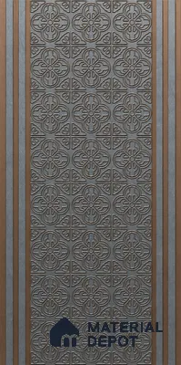 Grey Patterned Look Charcoal Decorative Wall Panel PN 05646 8 ft x 1 ft - 7 mm | Suitable for Feature Wall, TV Unit & Living Room | Width is Subjected to 5% Variation