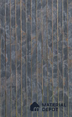 Grey Metallic Look PN 05787 9.5 ft x 7.8 inch Charcoal Panel - 12 mm | Suitable for Feature Wall, TV Unit & Living Room | Width is Subjected to 5% Variation