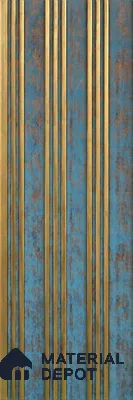 Brown Stone Louver PN 06000 8 ft x 12 inch Charcoal Panel - 7 mm | Suitable for Feature Wall, TV Unit & Living Room | Width is Subjected to 5% Variation
