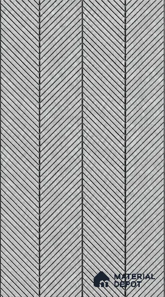 Grey Patterned Louver PN 06017 8 ft x 12 inch Charcoal Panel - 7 mm | Suitable for Feature Wall, TV Unit & Living Room | Width is Subjected to 5% Variation