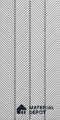 Grey Plain Colour Louver PN 06020 8 ft x 12 inch Charcoal Panel - 7 mm | Suitable for Feature Wall, TV Unit & Living Room | Width is Subjected to 5% Variation
