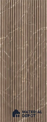 Brown Marble Look PN 06173 9.5 ft x 7.8 inch Charcoal Panel - 12 mm | Suitable for Feature Wall, TV Unit & Living Room | Width is Subjected to 5% Variation