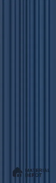 Prussian Blue Plain Colour Look PN 00517 9.5 ft x 4.8 inch Charcoal Panel - 12 mm | Suitable for Feature Wall, TV Unit & Living Room | Width is Subjected to 5% Variation