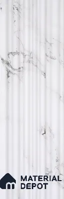 Dove Grey Marble Look PN 00524 9.5 ft x 4.8 inch Charcoal Panel - 12 mm | Suitable for Feature Wall, TV Unit & Living Room | Width is Subjected to 5% Variation
