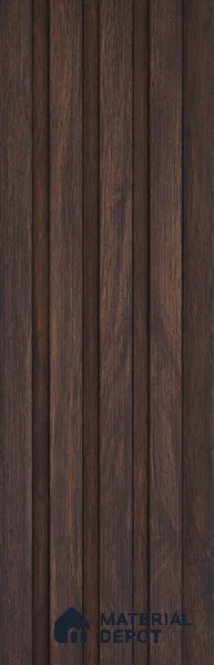 Wooden Look PN 00642 8 ft x 4.8 inch Charcoal Panel - 11 mm | Suitable for Feature Wall, TV Unit & Living Room | Width is Subjected to 5% Variation