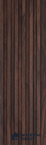 Wooden Look PN 00651 8 ft x 4.8 inch Charcoal Panel - 11 mm | Suitable for Feature Wall, TV Unit & Living Room | Width is Subjected to 5% Variation