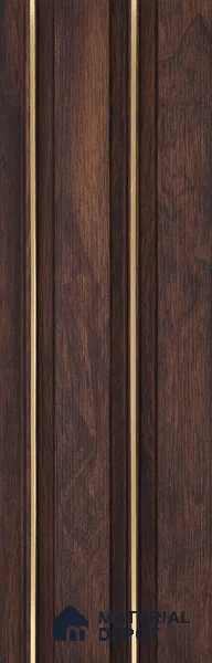 Wooden Look PN 00673 9.5 ft x 4.8 inch Charcoal Panel - 11 mm | Suitable for Feature Wall, TV Unit & Living Room | Width is Subjected to 5% Variation