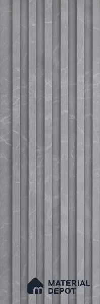 Cloud Grey Stone Look PN 03049 8 ft x 4.8 inch Charcoal Panel -  mm | Suitable for Feature Wall, TV Unit & Living Room | Width is Subjected to 5% Variation