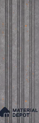 Silver Grey Cement Look PN 03366 8 ft x 4.8 inch Charcoal Panel - 11 mm | Suitable for Feature Wall, TV Unit & Living Room | Width is Subjected to 5% Variation