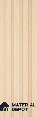 Brown Wooden Louver PN 03397 9.5 ft x 4.8 inch Charcoal Panel - 11 mm | Suitable for Feature Wall, TV Unit & Living Room | Width is Subjected to 5% Variation