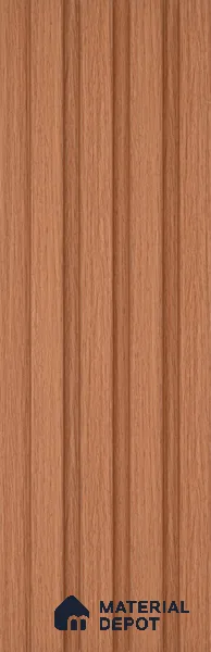 Wooden Look PN 03400 9.5 ft x 4.8 inch Charcoal Panel - 11 mm | Suitable for Feature Wall, TV Unit & Living Room | Width is Subjected to 5% Variation