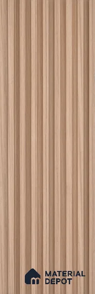 Wooden Look PN 03420 8 ft x 4.8 inch Charcoal Panel - 11 mm | Suitable for Feature Wall, TV Unit & Living Room | Width is Subjected to 5% Variation