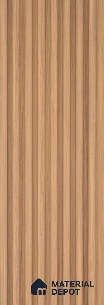 Wooden Look PN 03422 8 ft x 4.8 inch Charcoal Panel - 11 mm | Suitable for Feature Wall, TV Unit & Living Room | Width is Subjected to 5% Variation