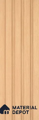 Brown Wooden Look Charcoal Louver/Panel 9.5 ft x 4.9 inch - 11 mm | Ideal for Feature Wall, Living Room, Bedroom, Home, Office | PN 03520 Width is Subjected to 5% Variation