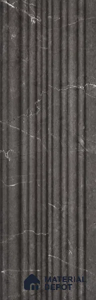 Cappucino Brown Marble Look PN 03542 9.5 ft x 4.7 inch Charcoal Panel - 12 mm | Suitable for Feature Wall, TV Unit & Living Room | Width is Subjected to 5% Variation