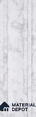 Dove Grey Marble Look PN 03555 9.5 ft x 4.7 inch Charcoal Panel - 12 mm | Suitable for Feature Wall, TV Unit & Living Room | Width is Subjected to 5% Variation