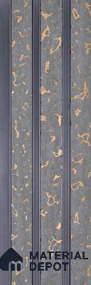 Silver Grey Luxury Look PN 03558 9.5 ft x 4.8 inch Charcoal Panel - 11 mm | Suitable for Feature Wall, TV Unit & Living Room | Width is Subjected to 5% Variation
