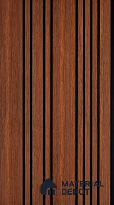 Wooden Look PN 05559 9.5 ft x 12 inch Charcoal Panel - 6 mm | Suitable for Feature Wall, TV Unit & Living Room | Width is Subjected to 5% Variation