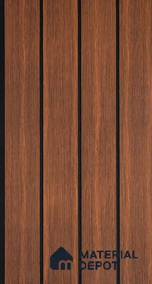 Wooden Look PN 05561 9.5 ft x 12 inch Charcoal Panel - 6 mm | Suitable for Feature Wall, TV Unit & Living Room | Width is Subjected to 5% Variation