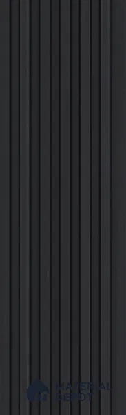 Graphite Black Plain Colour Look PN 05654 8 ft x 4.8 inch Charcoal Panel - 11 mm | Suitable for Feature Wall, TV Unit & Living Room | Width is Subjected to 5% Variation