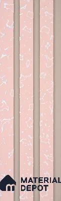 Pink Patterned Look PN 06077 9.5 ft x 4.6 inch Charcoal Panel - 8 mm | Suitable for Feature Wall, TV Unit & Living Room | Width is Subjected to 5% Variation