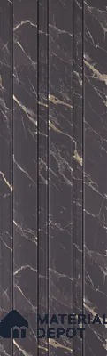 Graphite Grey Marble Look PN 06085 9.5 ft x 4.6 inch Charcoal Panel - 8 mm | Suitable for Feature Wall, TV Unit & Living Room | Width is Subjected to 5% Variation