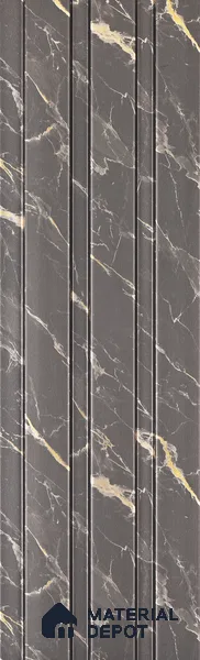 Mid Grey Marble Look PN 06087 9.5 ft x 4.6 inch Charcoal Panel - 8 mm | Suitable for Feature Wall, TV Unit & Living Room | Width is Subjected to 5% Variation