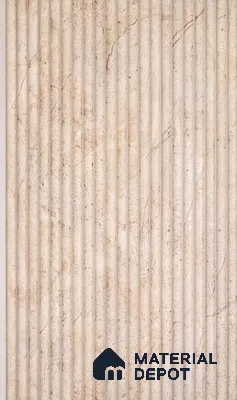 Warm Beige Marble Look PN 06536 8 ft x 3.6 inch Charcoal Panel - 6 mm | Suitable for TV Unit, Living Room & Bedroom | Width is Subjected to 5% Variation