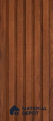 Wooden Look PN 06539 8 ft x 0.4 inch Charcoal Panel - 11 mm | Suitable for TV Unit, Living Room & Bedroom | Width is Subjected to 5% Variation