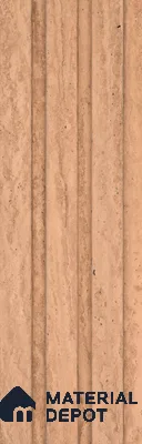 PN 06848 9.2 ft x 5 inch Charcoal Louvers/Panels - 12 mm