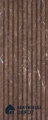 Cappucino Brown Marble Look PN 06897 8 ft x 6 inch Charcoal Panel - 6 mm | Suitable for Living Room, Bedroom & TV Cabinet | Width is Subjected to 5% Variation