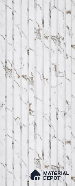 Dove Grey Marble Look PN 06904 8 ft x 6 inch Charcoal Panel - 6 mm | Suitable for Living Room, Bedroom & TV Cabinet | Width is Subjected to 5% Variation