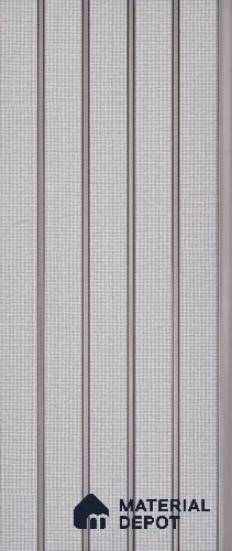 PN 06939 8 ft x 6 inch Charcoal Louvers/Panels - 6 mm
